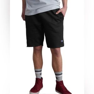 NWT CHAMPION REVERSE WEAVE BLACK CUT OFF FLEECE SWEAT SHORTS MENS SIZE S SMALL